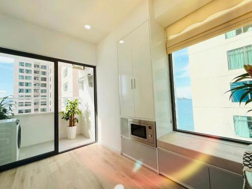 Χώρος καθιστικού στο The Wave House Nha Trang