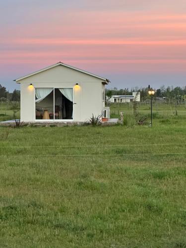 Het gebouw waarin het vakantiehuis zich bevindt