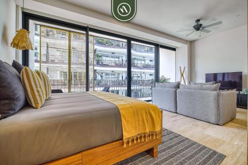 Χώρος καθιστικού στο Luxury Studio in Romantic Zone - Infinity Pool