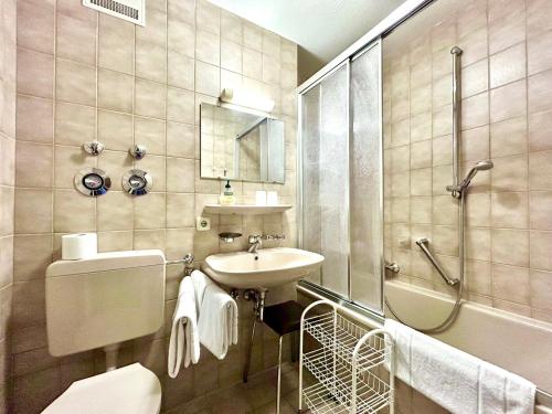 Koupelna v ubytování Ferienwohnung Edelweiß