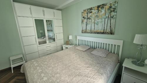 Katil atau katil-katil dalam bilik di Audronašos apartamentai - self cheking- Gargžduose