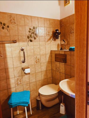 Ένα μπάνιο στο Bergblick Apartments - Natur & Panorama in Bad Ischl