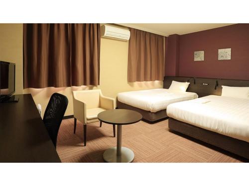 เตียงในห้องที่ Smile Hotel Otsu Seta - Vacation STAY 00138v