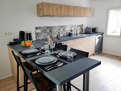 Nhà bếp/bếp nhỏ tại La Petite traversière