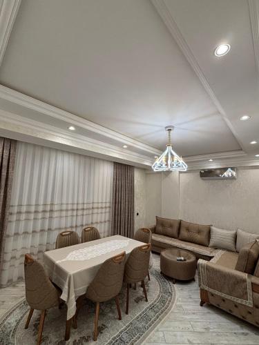 Χώρος καθιστικού στο Smart Dom Apartments Baku