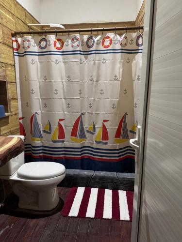 Koupelna v ubytování Casa MELY,en Monterrico