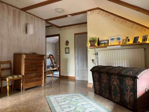 Χώρος καθιστικού στο Historic Country Home in Alberga