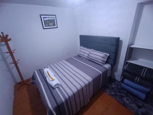 Postel nebo postele na pokoji v ubytování Hospedaje - A y C Taxi- Airport - Accommodation