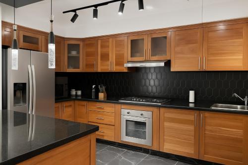 Η κουζίνα ή μικρή κουζίνα στο Comfortable and Attractive Apartment