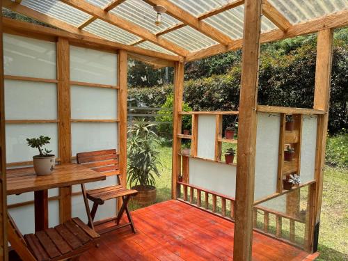 Κήπος έξω από το Glamping La Bendición