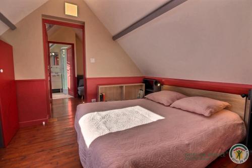 Postel nebo postele na pokoji v ubytování Ker desiree