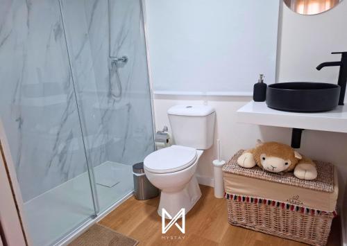 Ένα μπάνιο στο MyStay - MiKasa Bungalows