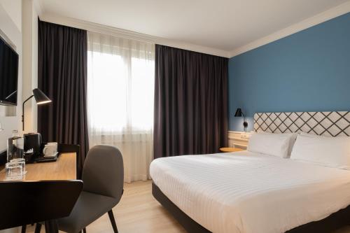 Ένα ή περισσότερα κρεβάτια σε δωμάτιο στο Dorma Sardinero