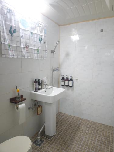 Koupelna v ubytování 진스테이 JinStay