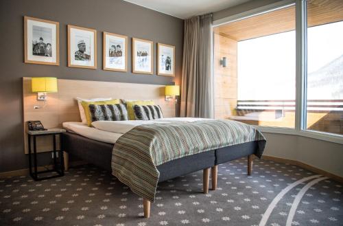 Postel nebo postele na pokoji v ubytování Myrkdalen Resort Hotel