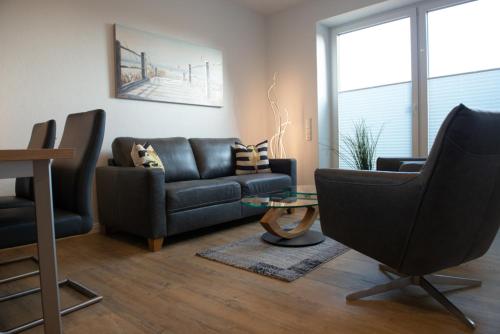 Χώρος καθιστικού στο Deichstübchen unten