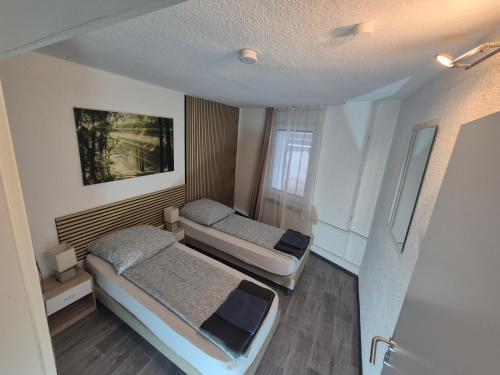 Posezení v ubytování Rheinblick 3-Zimmer Apartment