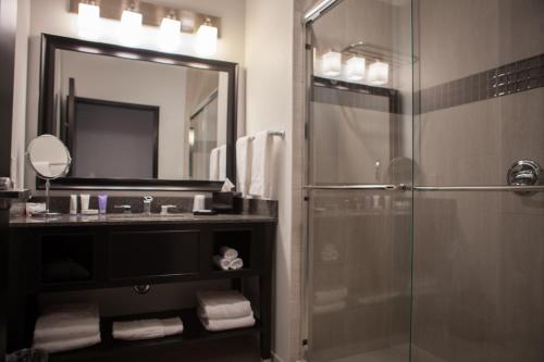 Ένα μπάνιο στο La Quinta Inn & Suites by Wyndham Lubbock Southwest