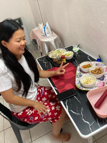 Jídlo v ubytování v soukromí nebo okolí