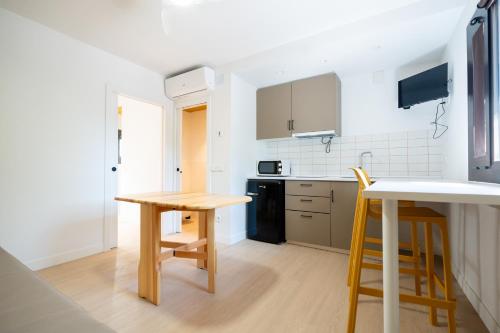 Kuchyň nebo kuchyňský kout v ubytování Camping Cambrils Caban