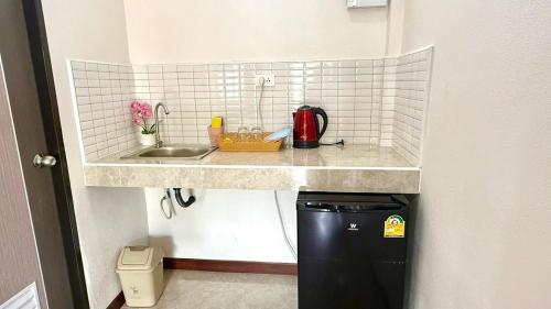 Η κουζίνα ή μικρή κουζίνα στο Asama Bungalow