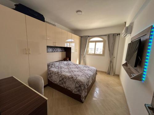 Ένα ή περισσότερα κρεβάτια σε δωμάτιο στο Mazari