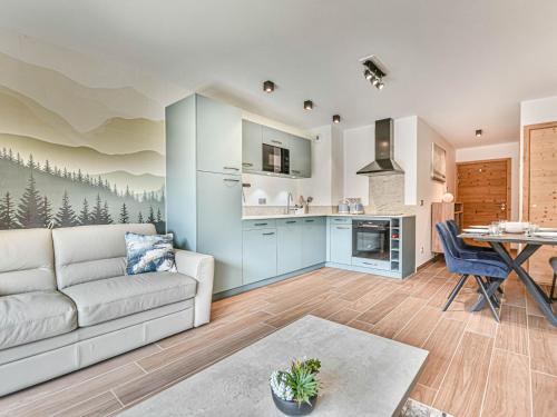 Le Génépi - Superbe T2 cabine 4-6 pers, neuf, à 50m des pistes, avec balcon, garage et WiFi