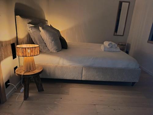 Postel nebo postele na pokoji v ubytování une parenthèse à deux