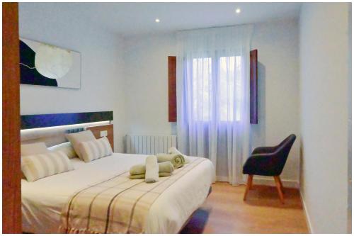 Postel nebo postele na pokoji v ubytování Villa Real Sitio La Cavada