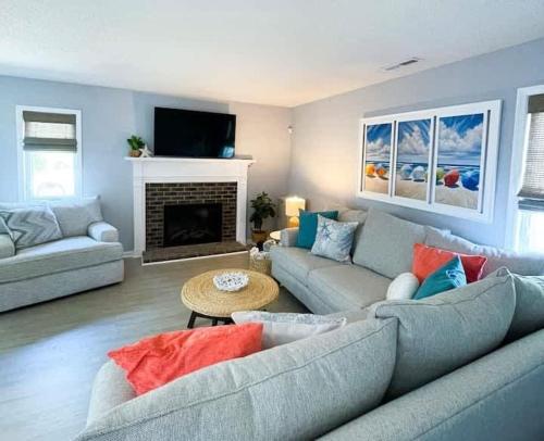 Χώρος καθιστικού στο Rosemary Retreat