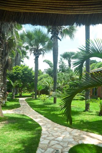 Zahrada ubytování Keur Palmier Saly