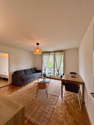 Posezení v ubytování Simple and Cozy Flat in Zurich