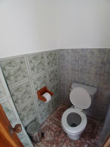 Phòng tắm tại Hostal Brisas Del Mar