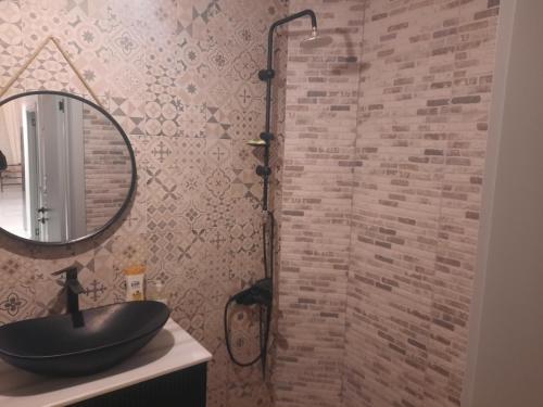 Koupelna v ubytování Afreim