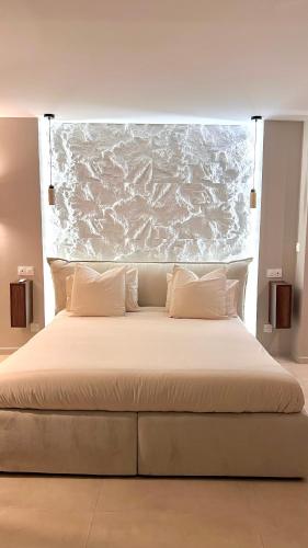 Postel nebo postele na pokoji v ubytování L instant précieux