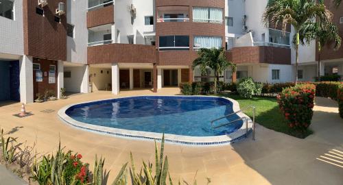 Bazén v ubytování Temporada Apto Litoral Sul - Praia de Jacumã nebo v jeho okolí