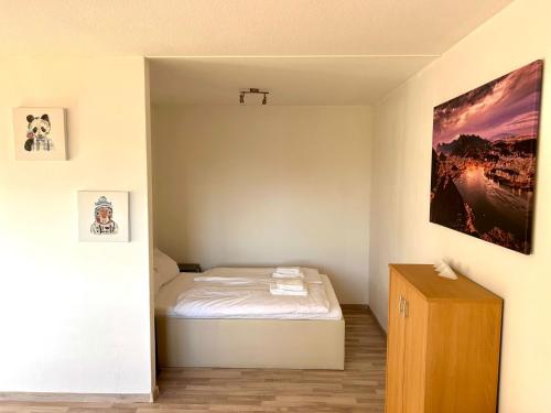 Postel nebo postele na pokoji v ubytování Schubert Apartment