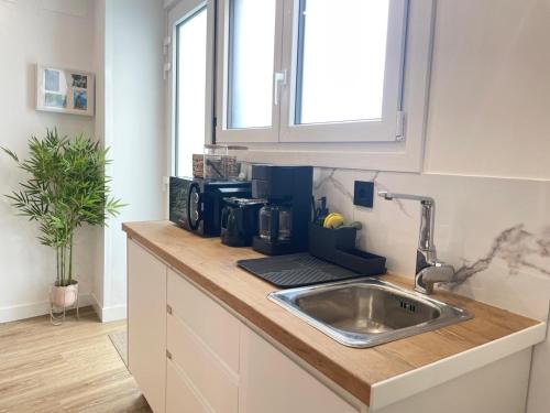 Kuchyň nebo kuchyňský kout v ubytování A Pousada do Camiño