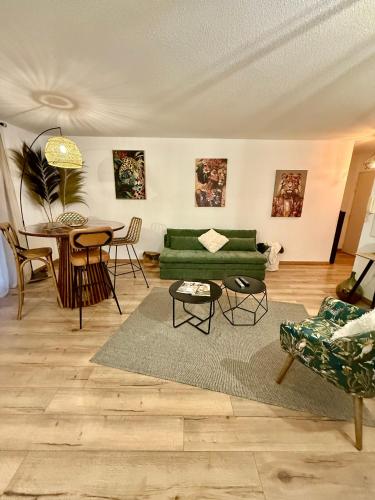 Et opholdsområde på Suite appartement