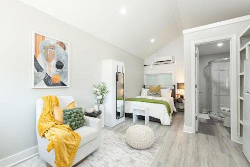 Ένα ή περισσότερα κρεβάτια σε δωμάτιο στο Casita at Encanto del Sur