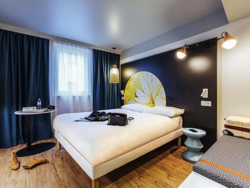 Katil atau katil-katil dalam bilik di ibis Styles Le Treport Mers Les Bains