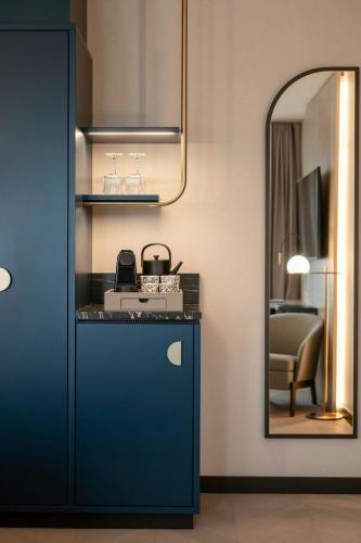 Køkken eller tekøkken på Luxembourg Marriott Hotel Alfa