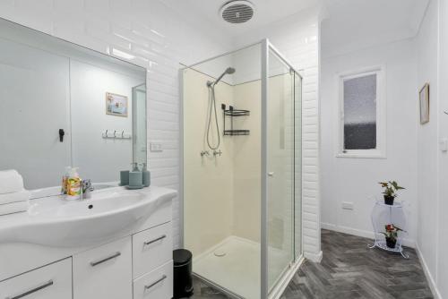 Koupelna v ubytování Pumicestone Porch