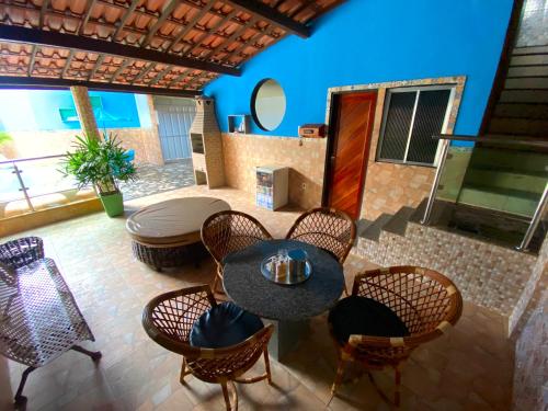 Et opholdsområde på Motel Emoções (Adults Only)