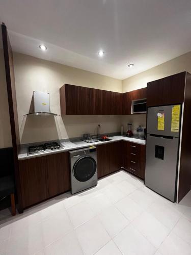 Η κουζίνα ή μικρή κουζίνα στο Apartamento Valle