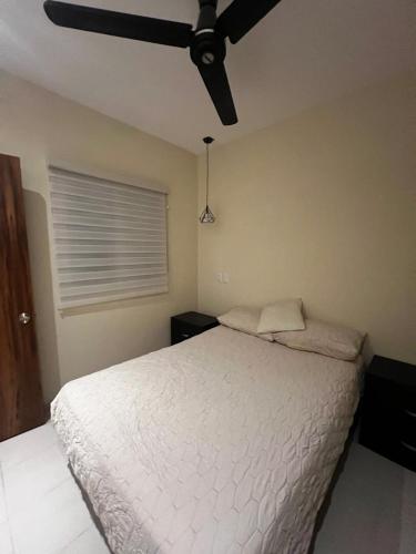 Ένα ή περισσότερα κρεβάτια σε δωμάτιο στο Apartamento Valle