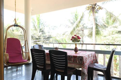 Balkón nebo terasa v ubytování Coastal Plains Gokarna Homestay