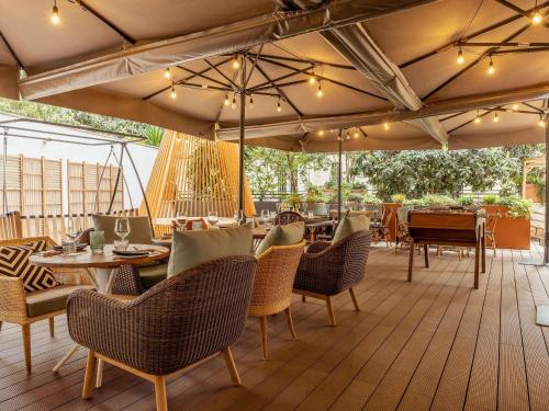 Een zitgedeelte bij Hotel Mercure Roma Corso Trieste