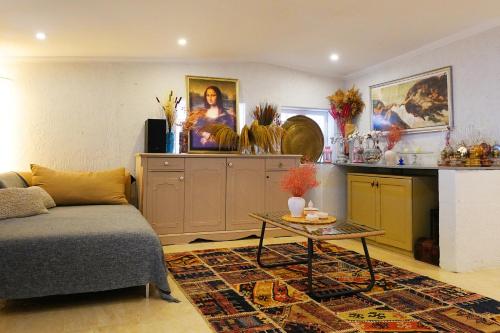 Гостиная зона в Kalkan Ayapa Hotel