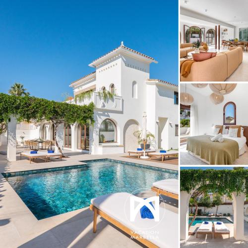 VACATION MARBELLA I Villa Lumea, Luxury Villa, Private Heated Pool, Andalusian Charm, Walking Distance to the Marina and Beaches